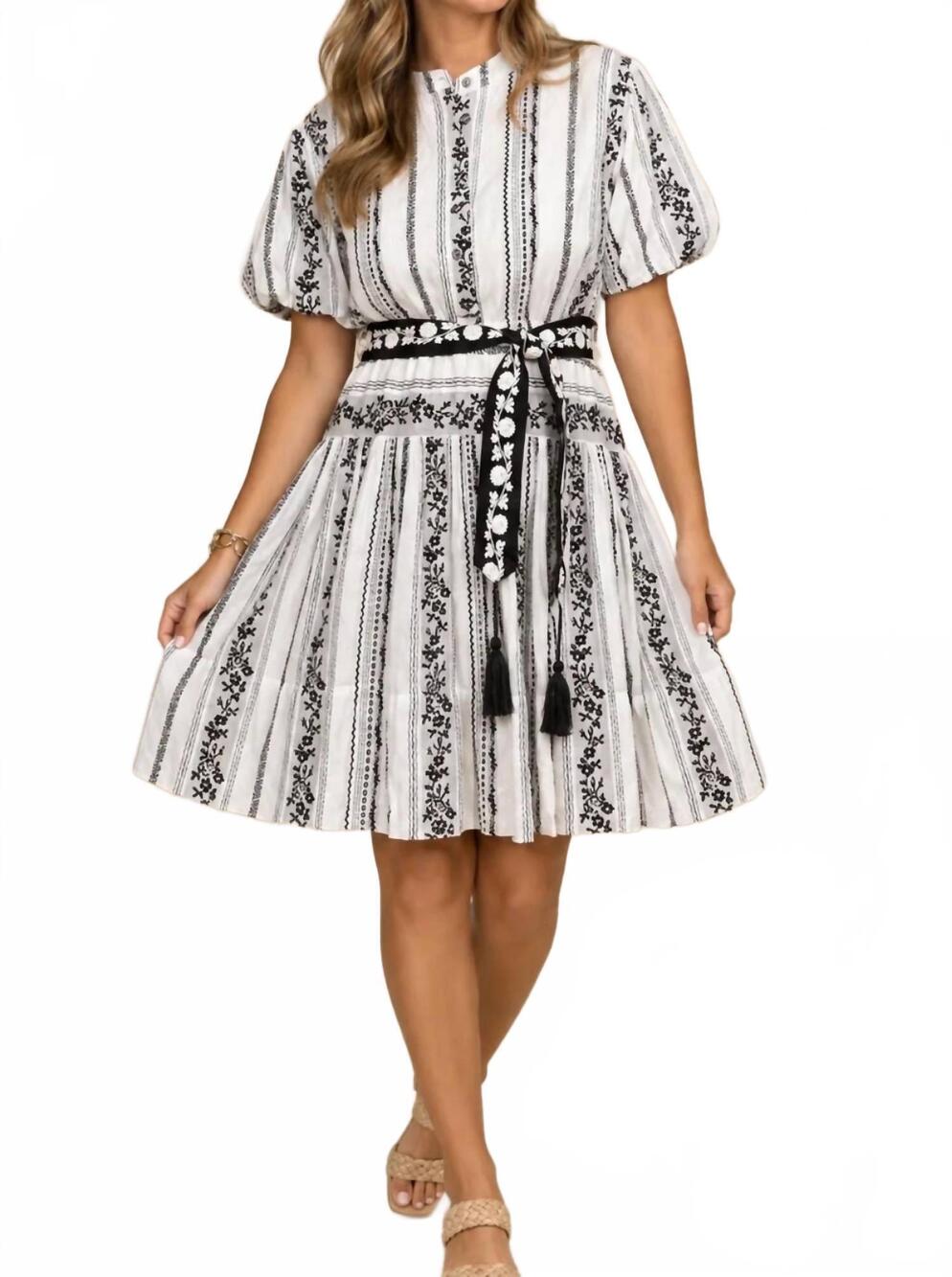 NEW SISTER MARY rosita dress in black roses